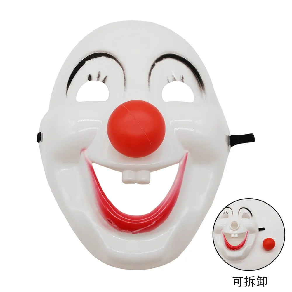 Halloween Adult Clown Costume Set Cosplay Performance Magic Show Party Role Play Props Includes Dress