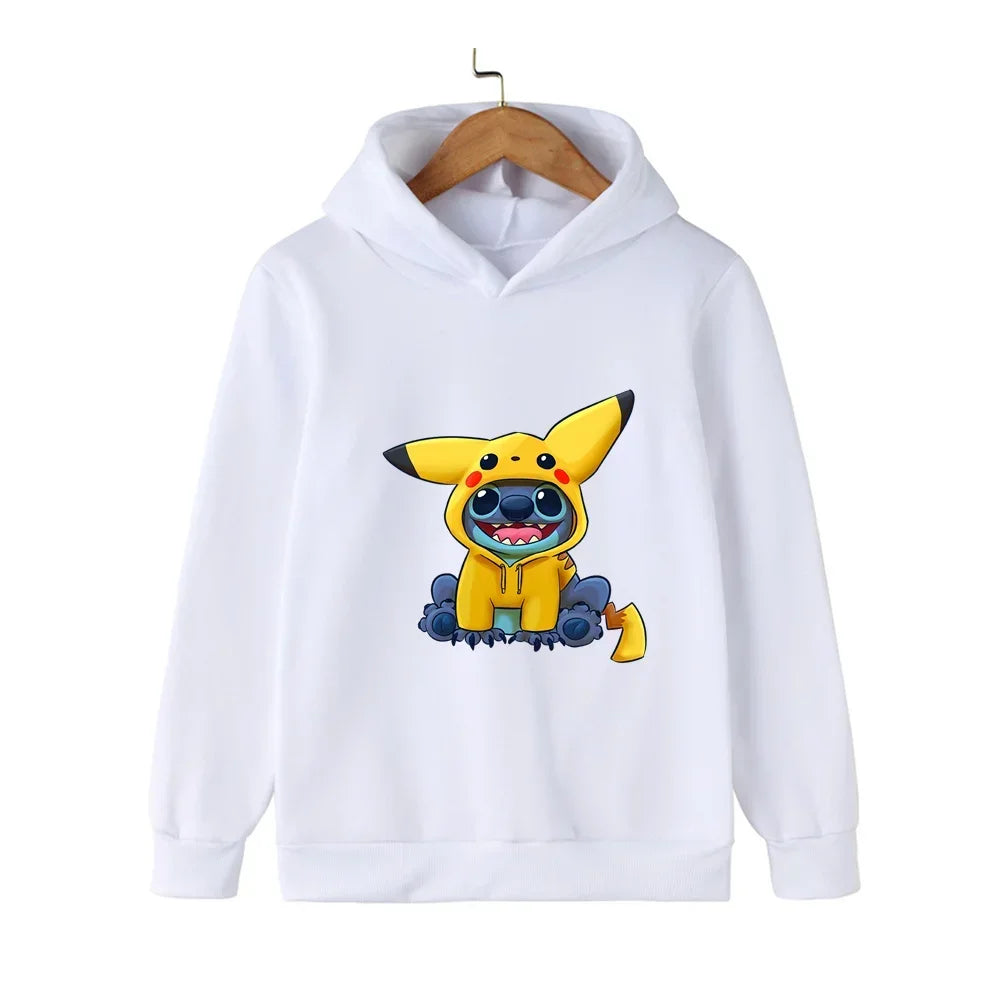 Lilo And Stitch Cartoon Hoodie For Children