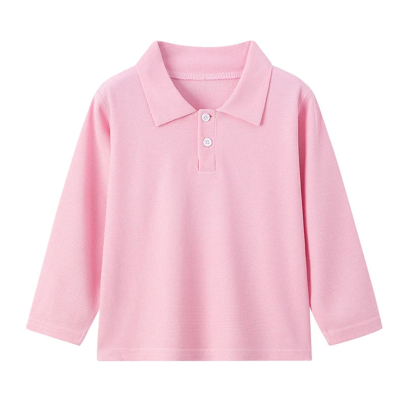 Comfortable Solid Color POLO  T-shirt