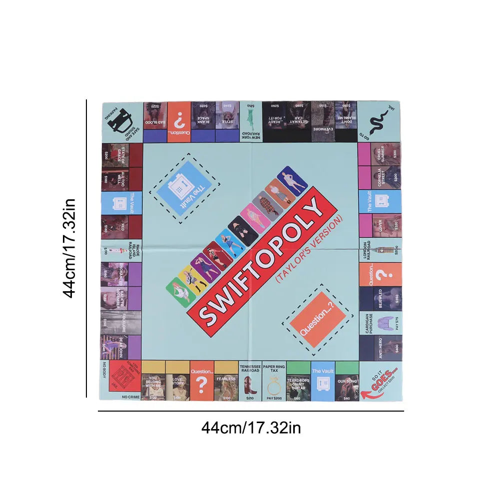 SWIFTOPOLY Monopoly Board Game For Kids