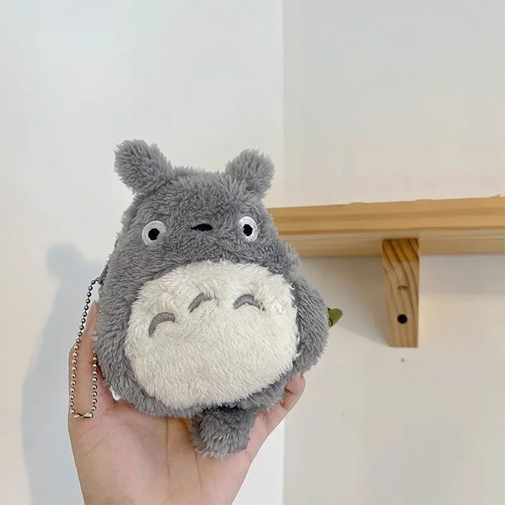 Cartoon Totoro Plush Coin Purse 12cm Kawaii Japanese Toy Totoros Doll Cute Movie Character Children Birthday Gift