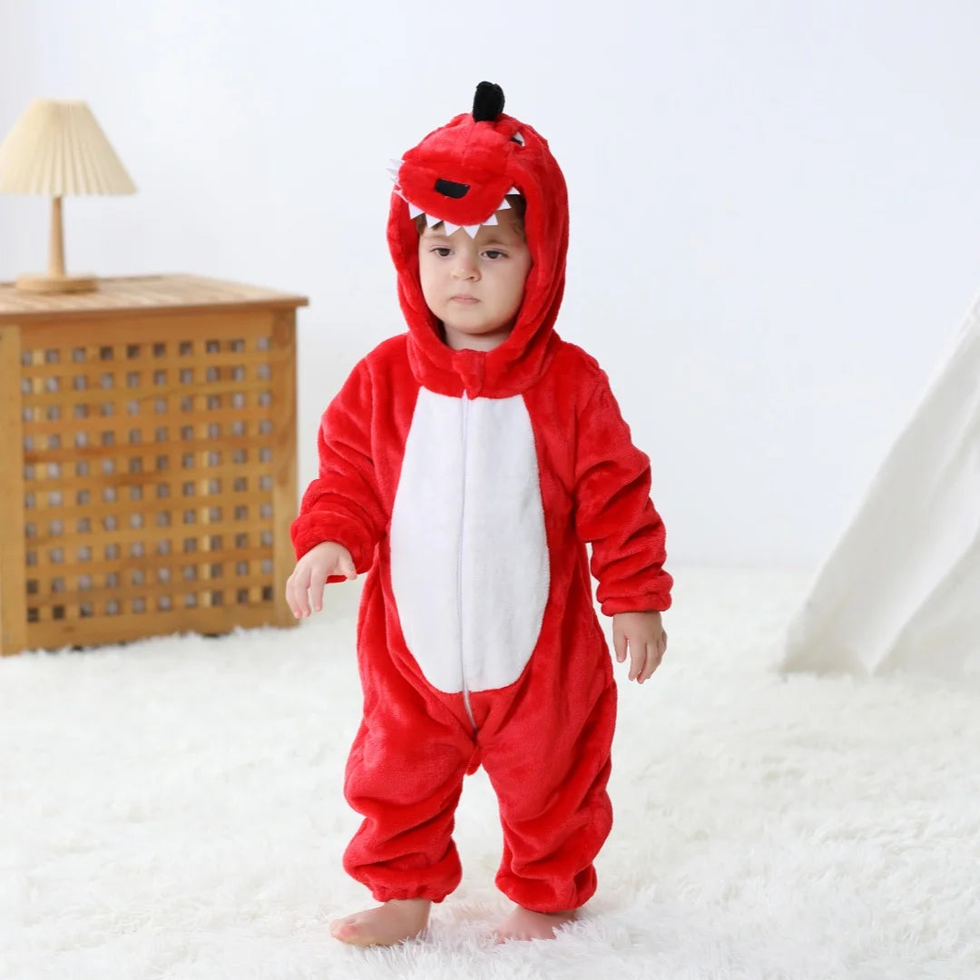 Newborn Animal Themed Jumpsuit