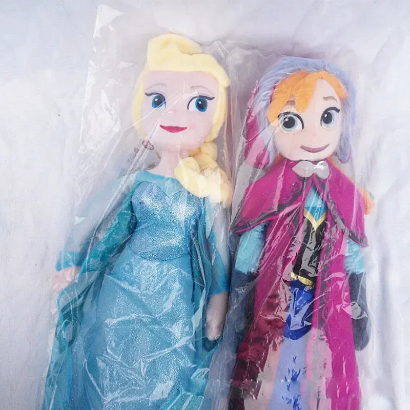 Disney movie Frozen Elsa And Anna 30-50CM Plush Stuffed Dolls From The Animated Movie  Frozen  Are Suitable As Birthday Or Christmas Gifts For Girls