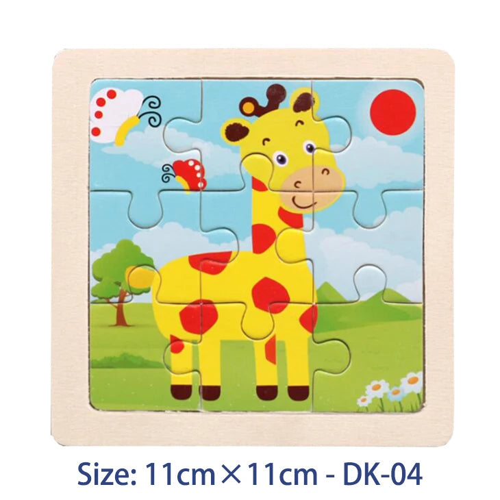 Montessori Educational Wooden Jigsaw Puzzles