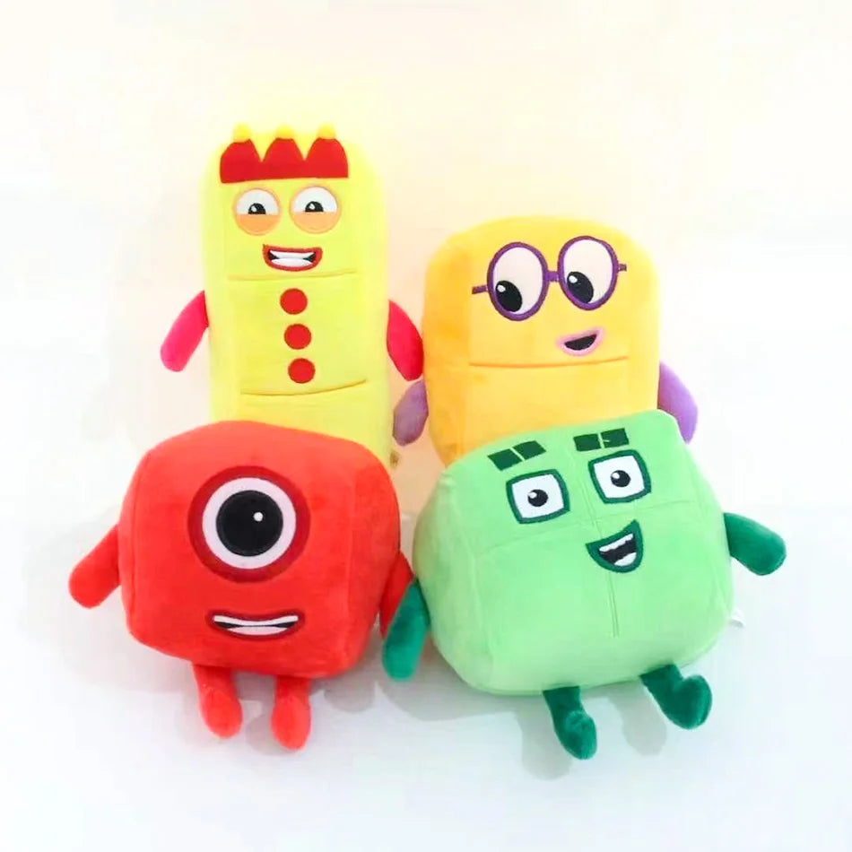 Anime Numberblocks Plush 14-18cm Doll Toys Educational Stuffed Movie Anime Kids Early Childhood Birthday Christmas Gift Hot