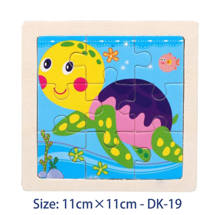 Montessori Educational Wooden Jigsaw Puzzles