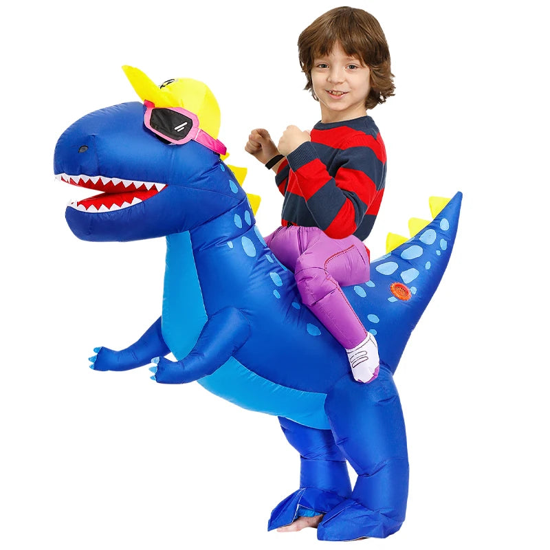 Child Kids Mascot Dinosaur Inflatable Costumes Unicorn Rooster Anime Dress Suits Purim Halloween Christmas Party Cosplay Costume