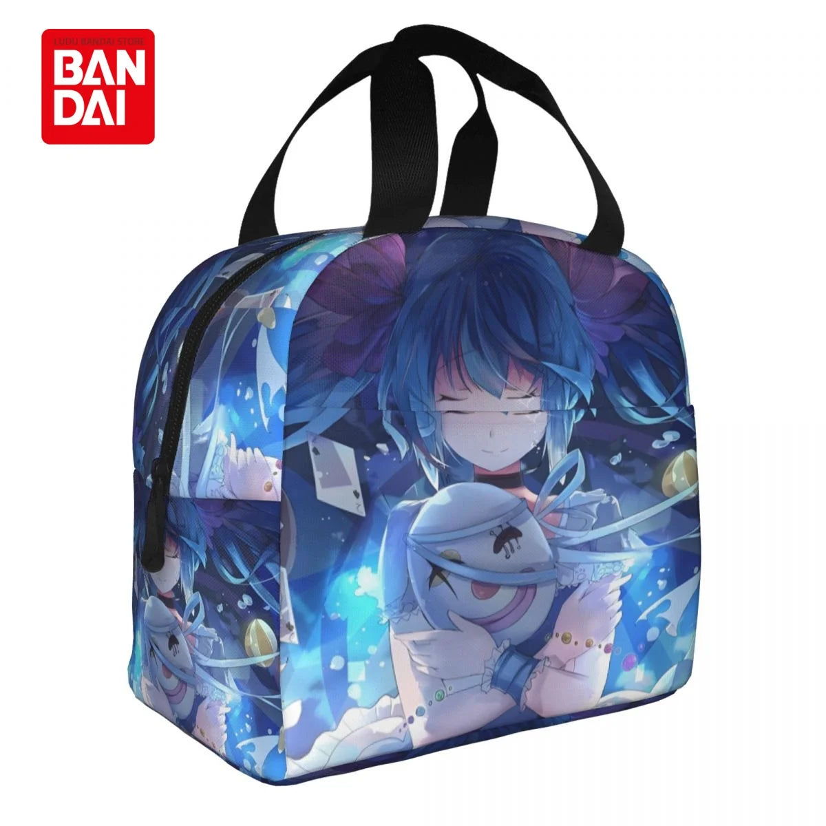 Hatsune Miku Insulated Lunch Bag for School Kids Office Sac Lunch Portable Thermal Cooler Lunch Box Handbag Gift