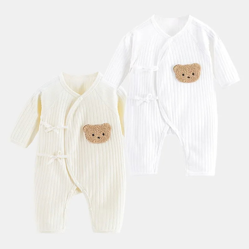 Newborn Soft Cartoon Bear Romper