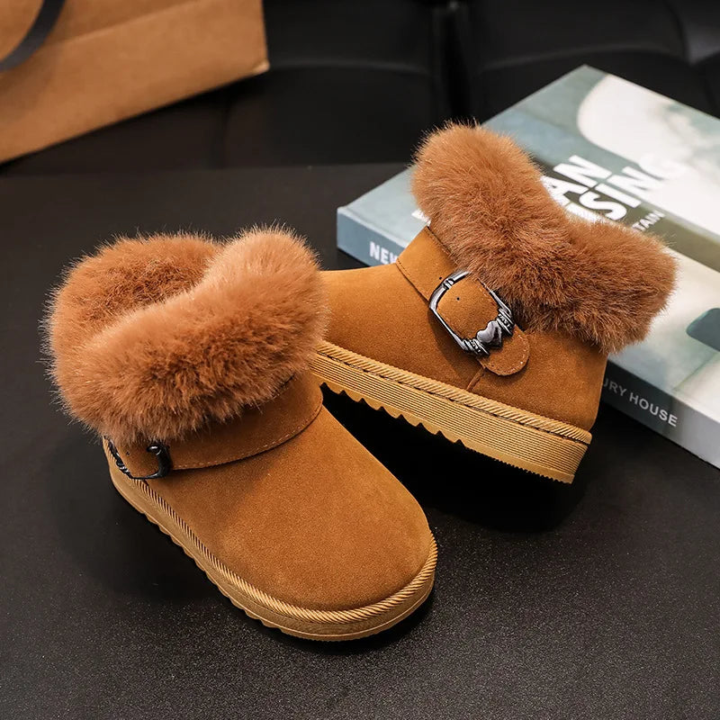 Kids Plush Snow Boots