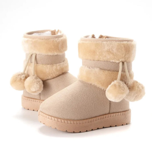 Girl's Comfortable Thick Warm Snow Boots