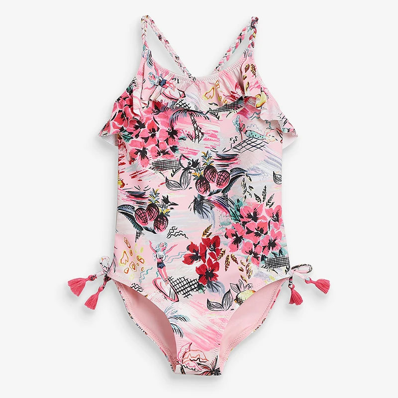 Floral Toddler Sunbeach Swimsuits