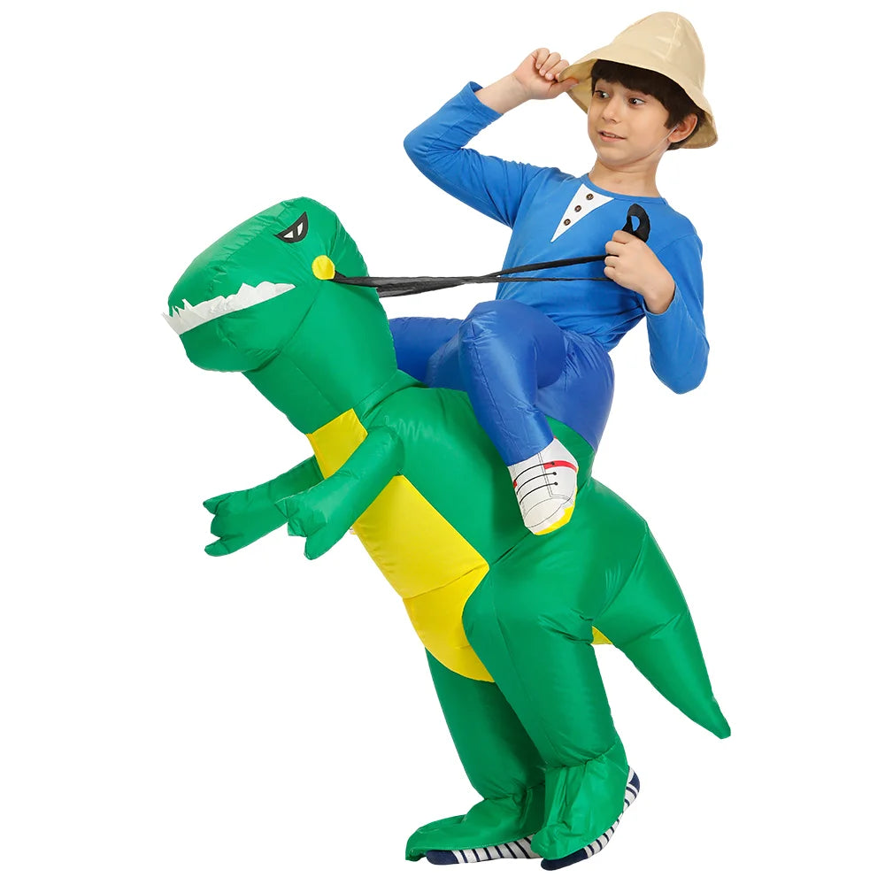 Child Kids Mascot Dinosaur Inflatable Costumes Unicorn Rooster Anime Dress Suits Purim Halloween Christmas Party Cosplay Costume