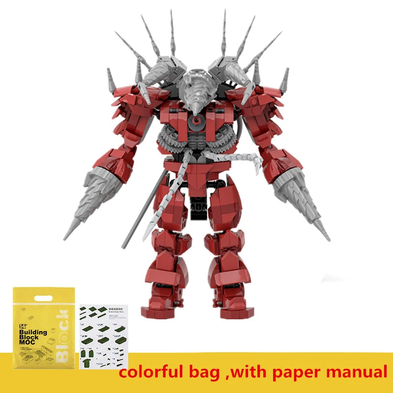 Man With Sword Building Blocks Set Toys