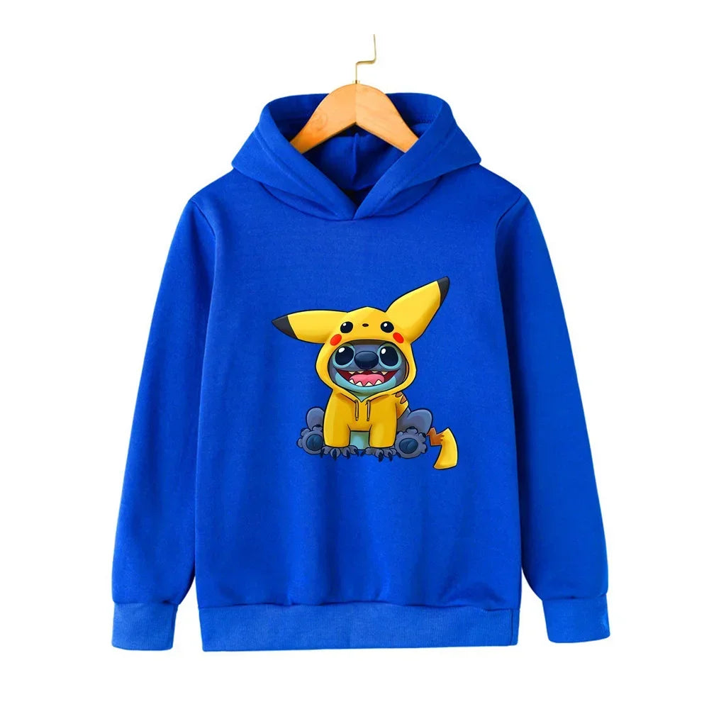 Lilo And Stitch Cartoon Hoodie For Children