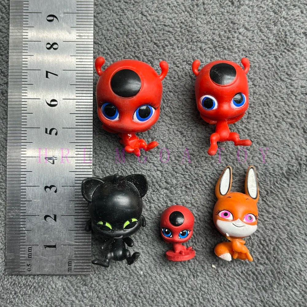 Miraculous: Tales of Ladybug and Cat Noir  Movie Cartoon Anime Characters Red Girl Black Cat Multiple Pets Elf Dolls Children's Gift Toys