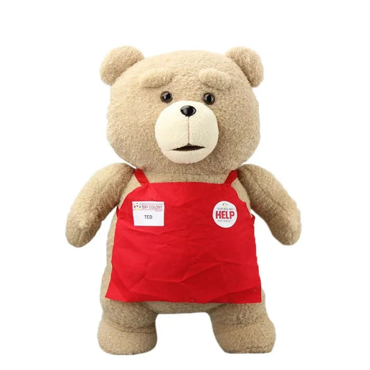 TED Movie 46cm Plush  Teddy Bear TED 2 Plush Doll Toys In Apron styles Soft Stuffed Animals Plush Toys Animal  for Kids Gift