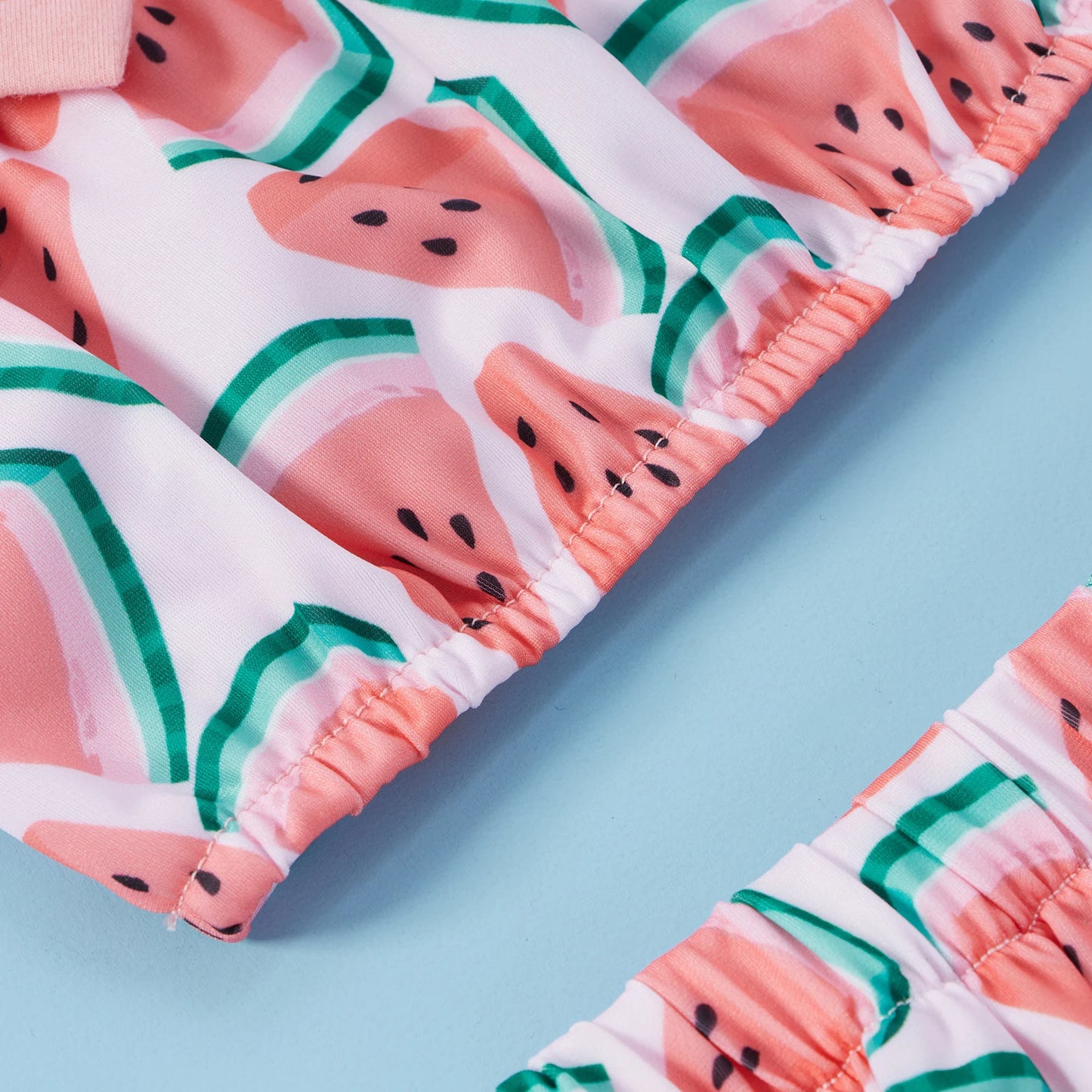 Toddler Girl Watermelon Print Swimsuit