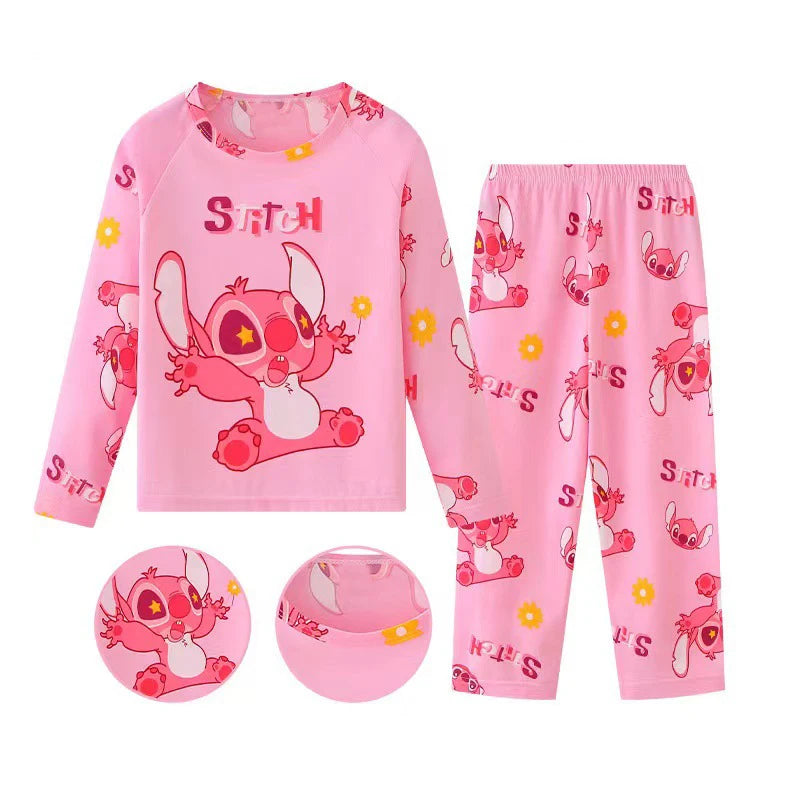 Girl's Pink Nightwear Pyjama Suits