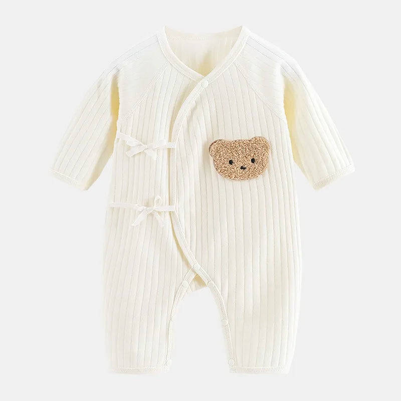 Newborn Soft Cartoon Bear Romper