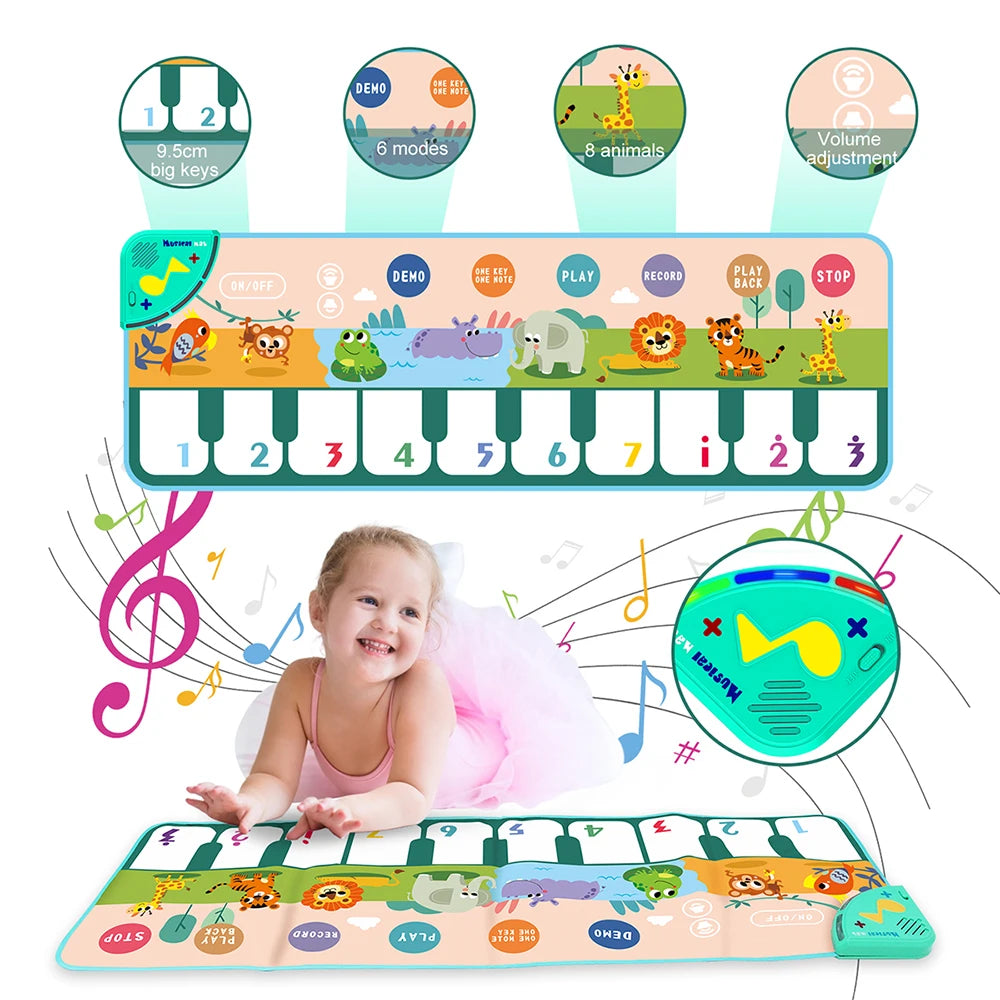 Floor Keyboard Dance Musical Piano Mat for Kids