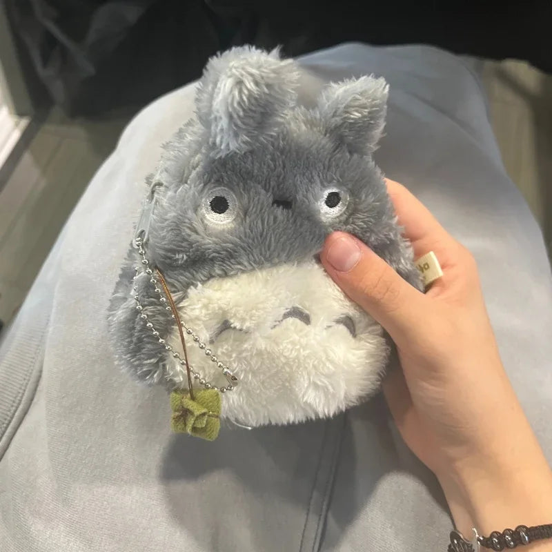 Cartoon Totoro Plush Coin Purse 12cm Kawaii Japanese Toy Totoros Doll Cute Movie Character Children Birthday Gift