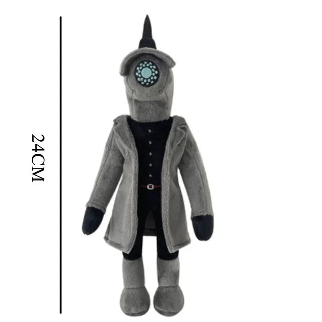 Skibidi Toilet Plush Toy Titans Drill Man Cameraman Tv Man Woman Speakerman Clock Speaker Man Plush Doll Soft Toy Stuffed Animal