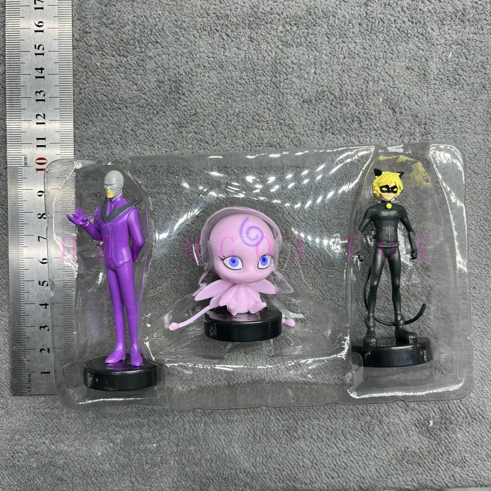 Miraculous: Tales of Ladybug and Cat Noir  Movie Cartoon Anime Characters Red Girl Black Cat Multiple Pets Elf Dolls Children's Gift Toys