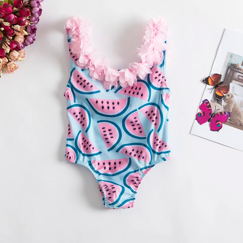 Floral Toddler Sunbeach Swimsuits