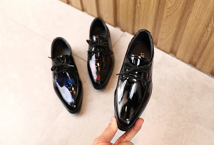 Pointed Toe Leather Shoes