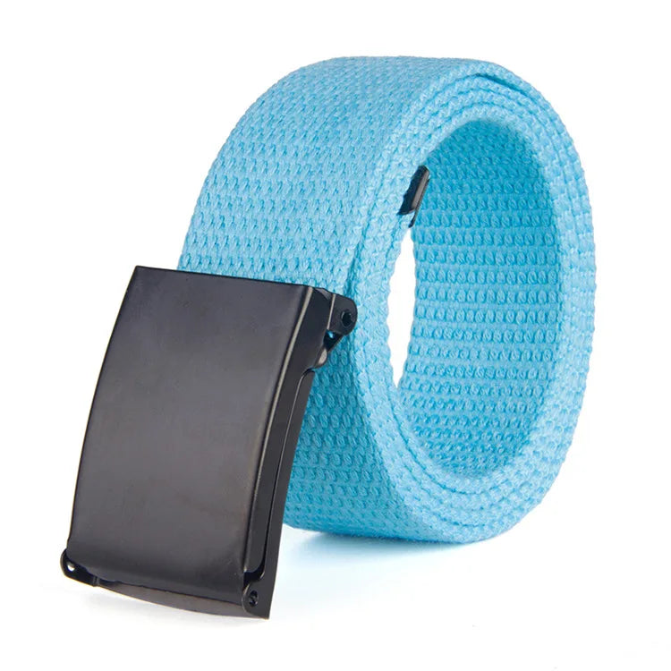 Metal Buckle Canvas Belt