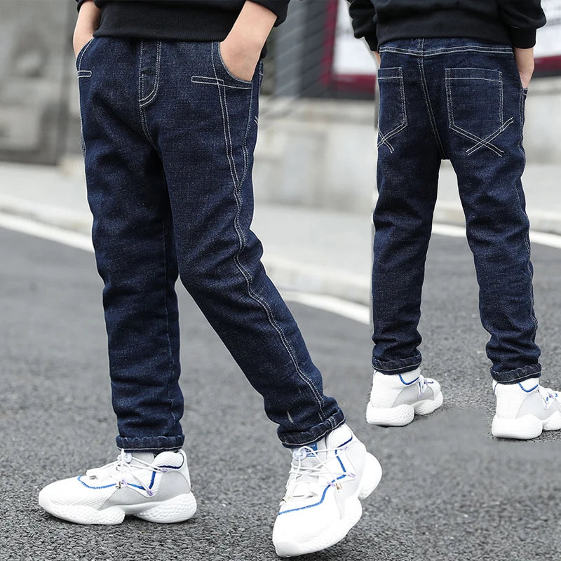 Boy's Trendy Skinny Classic Denim Jeans