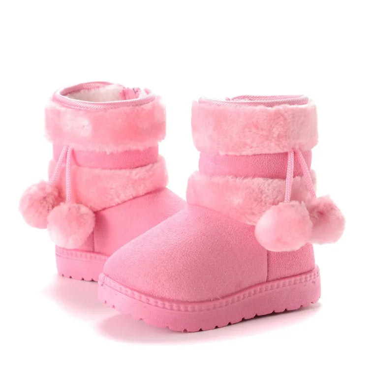 Girl's Comfortable Thick Warm Snow Boots