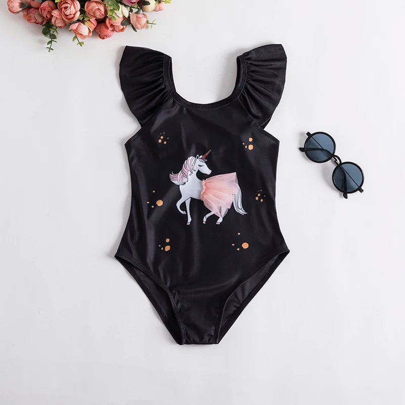 Floral Toddler Sunbeach Swimsuits