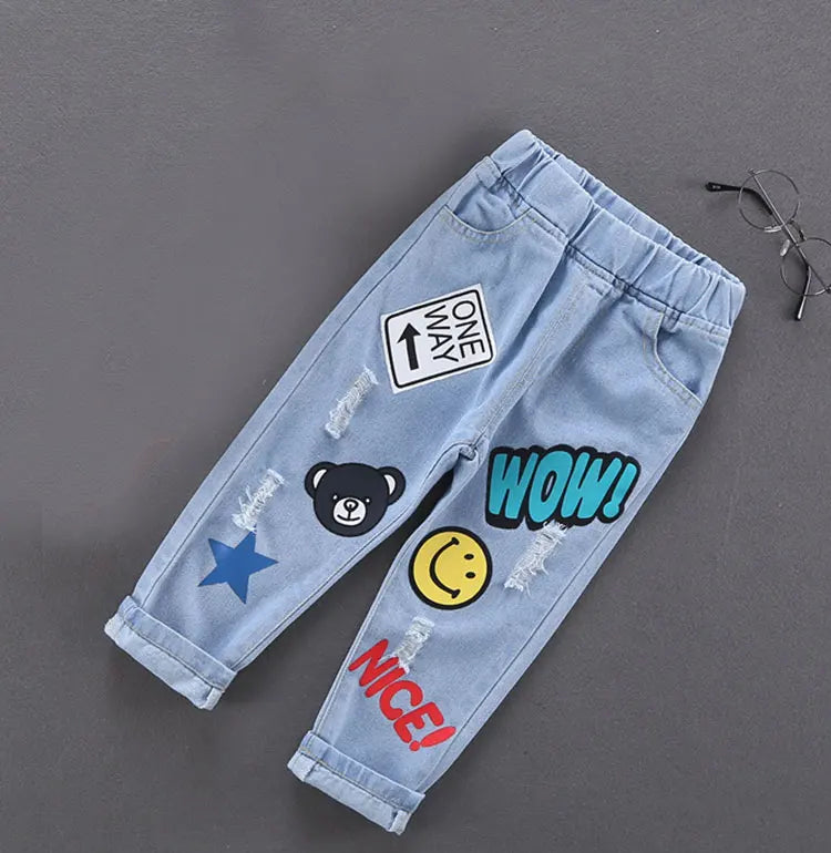 Boy's Stretchable Denim Jeans