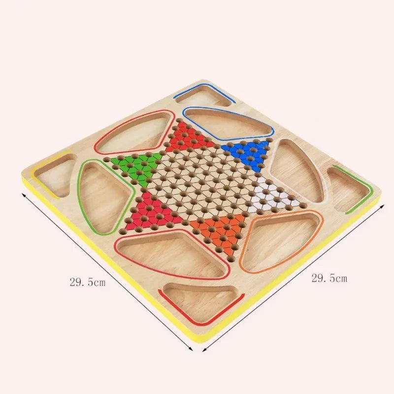 2 in 1 Double-Faced Mini Ludo Board Set