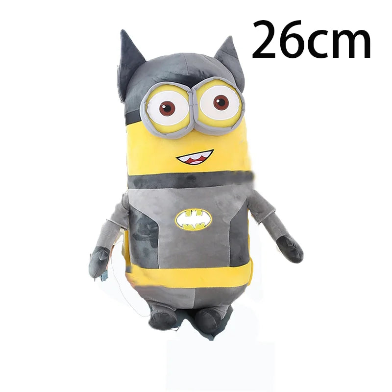 Minions Movie Yellow Plush Bob Plush Stuart Stuffed Toys In Jeans Soft Dolls Pillow Decoration Children Birthday Gift