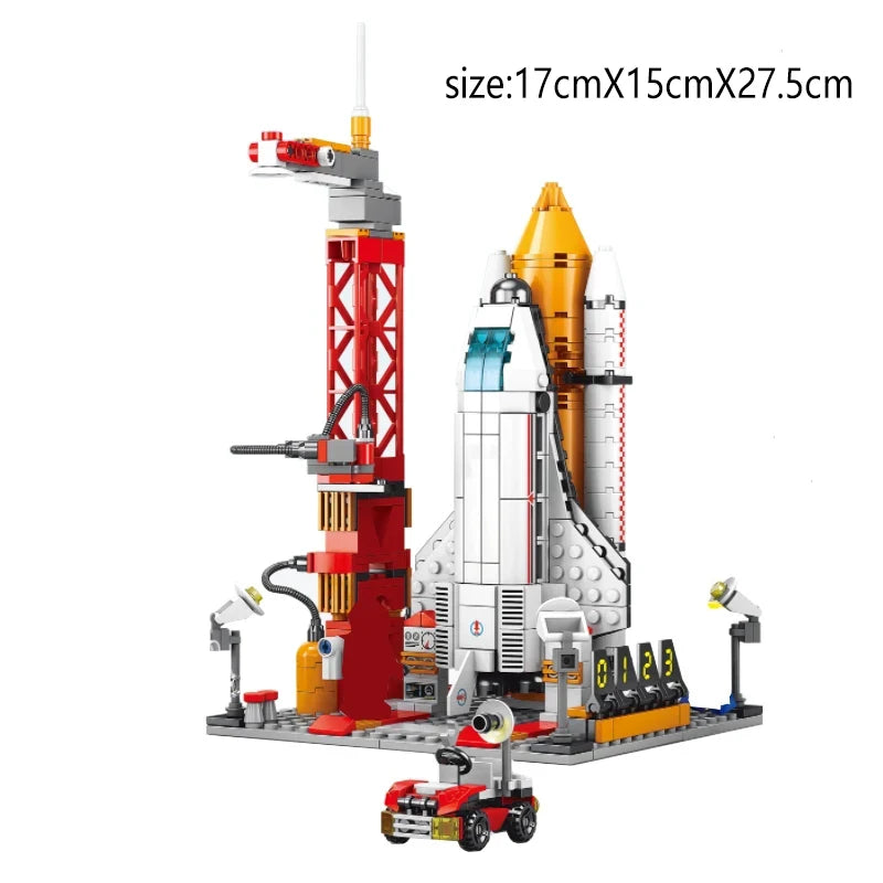 Rocket Launching Model Building Blocks