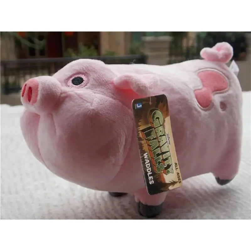 Disney Anime Movie Gravity Falls Figures Waddles Pig 18cm  Cartoon Stuffed Animals Plush Doll Toy for Girl New Year Xmas Gift