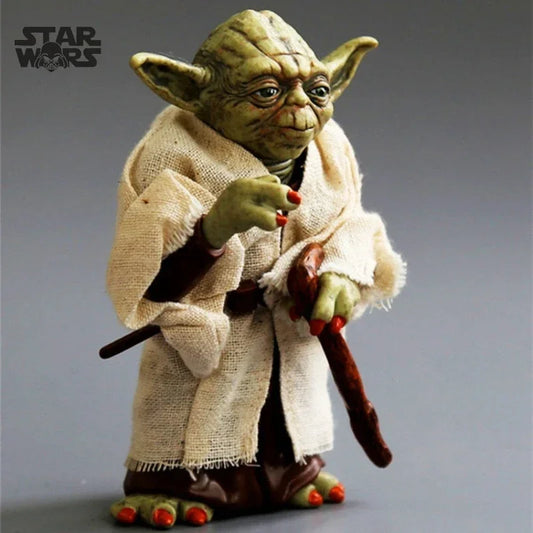Stars Wars Movies Grand Master YODA Character Scale Model  Action Figure Model Desktop Ornament Doll Toys Birthday Gifts