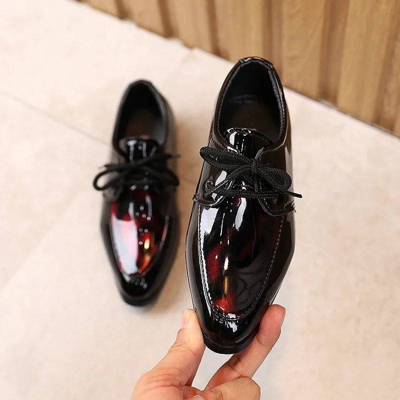 Pointed Toe Leather Shoes