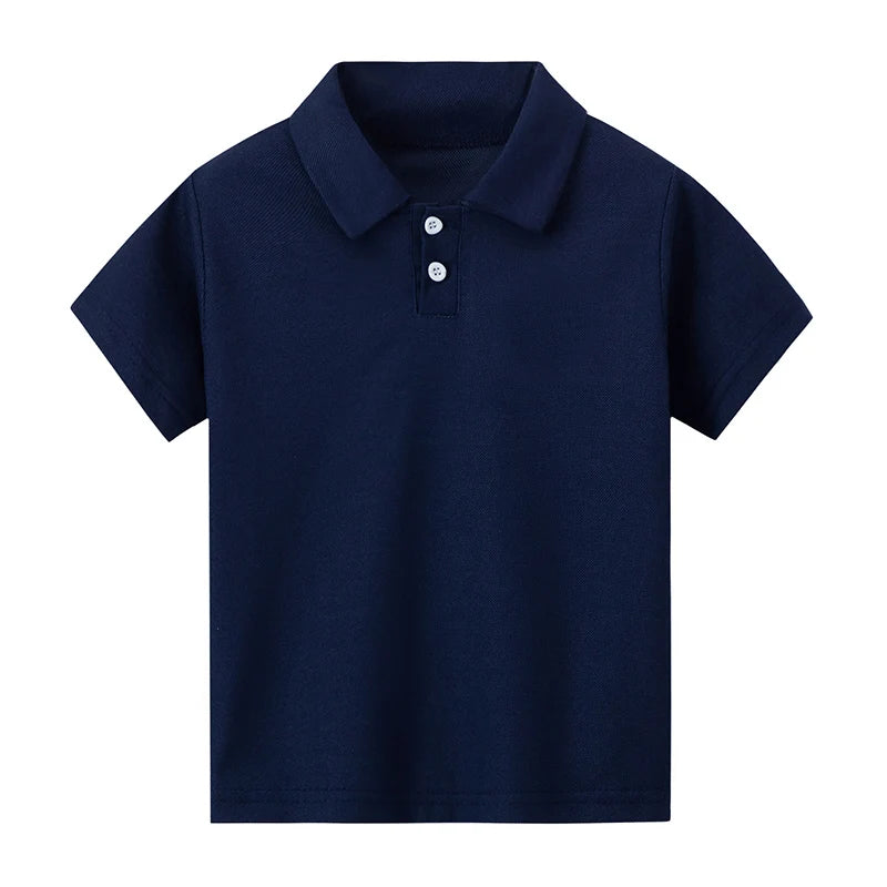 Comfortable Solid Color POLO  T-shirt