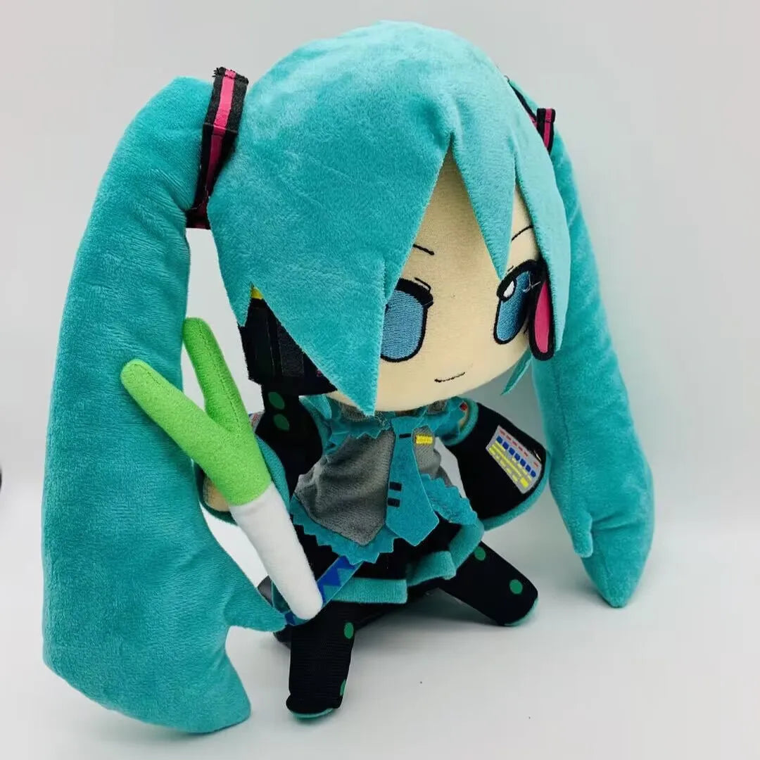 Japanese Anime Hatsune Miku  25cm Plush Doll Soft Pillow Future Doll Cute Christmas Gift For Children