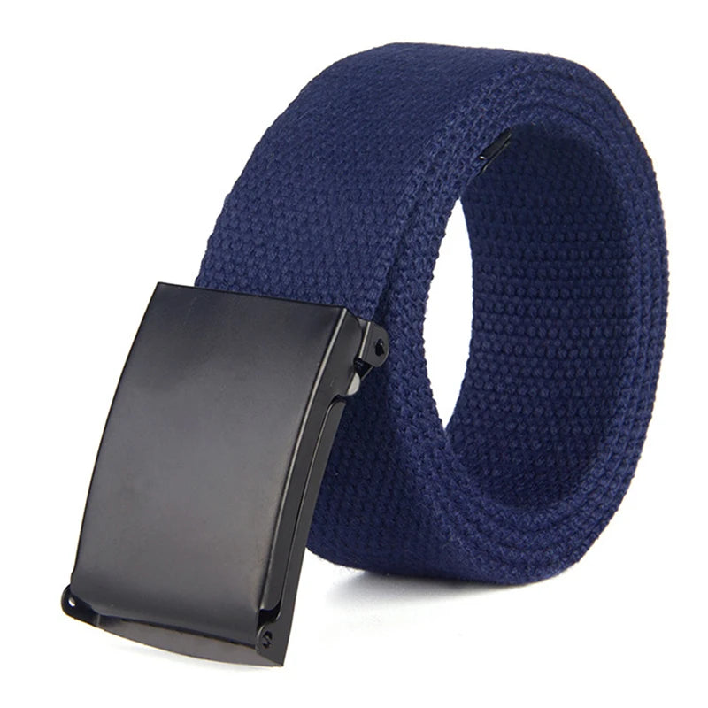 Metal Buckle Canvas Belt