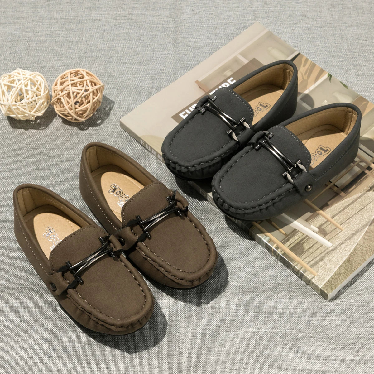 Kids Casual Breathable Moccasins