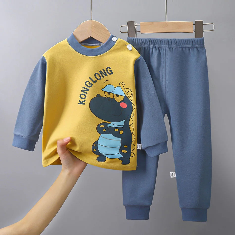 Children's Soft Comfort Cartoon Pajamas Sets