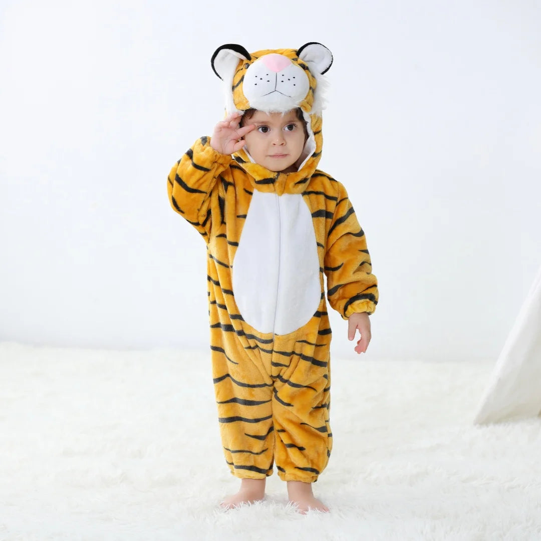 Newborn Animal Themed Jumpsuit