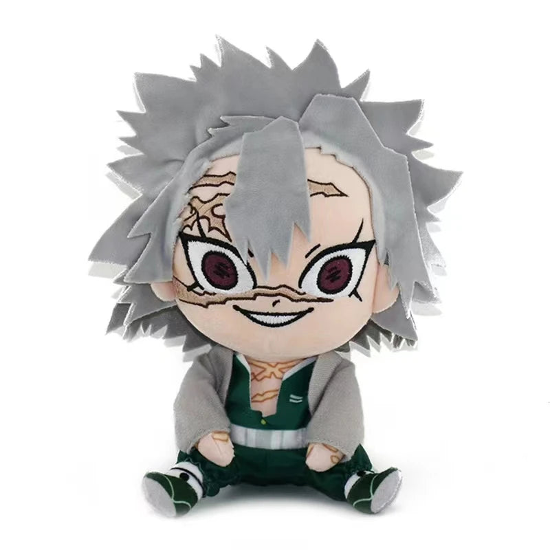 Demon Slayer 20cm Plush Toys Tanjirou Anime Figure Nezuko Plushie Zenitsu Inosuke Doll Stuffed Toy Cosplay for Holiday Gifts