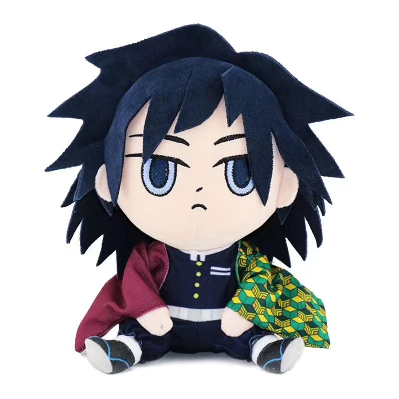 Demon Slayer 20cm Plush Toys Tanjirou Anime Figure Nezuko Plushie Zenitsu Inosuke Doll Stuffed Toy Cosplay for Holiday Gifts
