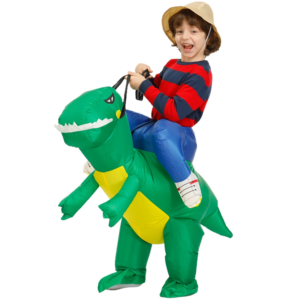 Child Kids Mascot Dinosaur Inflatable Costumes Unicorn Rooster Anime Dress Suits Purim Halloween Christmas Party Cosplay Costume